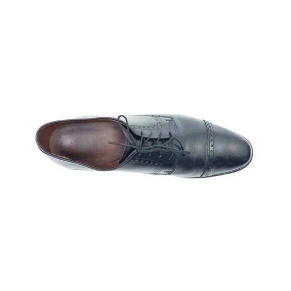 Allen Edmonds Clifton Black Leather Cap Toe Oxford Dress Shoes Mens 10D main image 5
